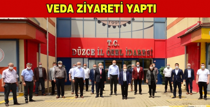 Vali Dağlı, İl Özel İdaresini Ziyaret Etti