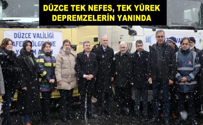 Yardım Tırları uğurlandı