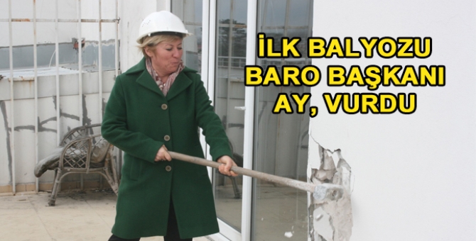 Yeni Baro Binası İçin Çalışmalara Start Verildi