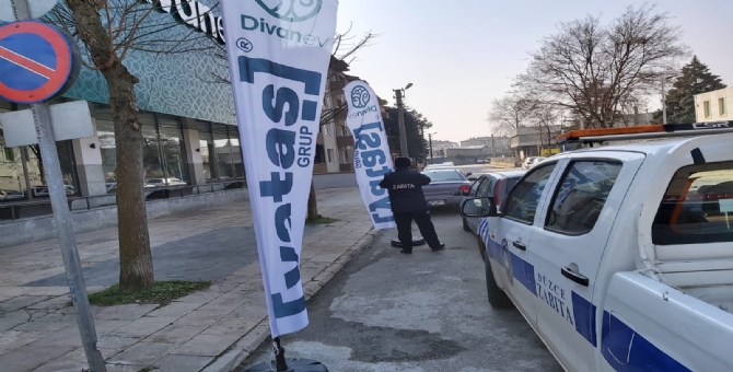 Yol Ve Kaldırım İşgaline Geçit Yok