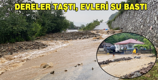 Yollar Su Altında Kaldı